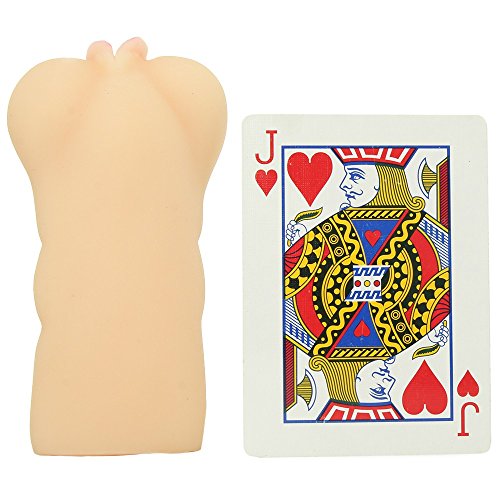 Calexotics Cheap Thrills The Showgirl - Travel Sized Male Masturbator - Silicone Masturbation Sleeve - 4.75-Inch Adult Male Sex Toy - Ivory