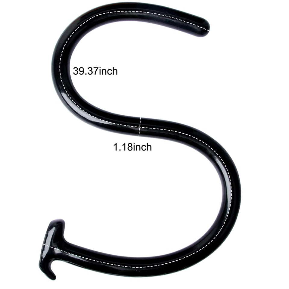 NVSVI 39.4'' Long Butt Plugs Anal Plug Sex Toys Black