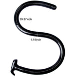 NVSVI 39.4'' Long Butt Plugs Anal Plug Sex Toys Black