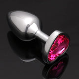Akstore Small Fetish Anal Plug Butt Heart Personal Sex Massager(Rose)