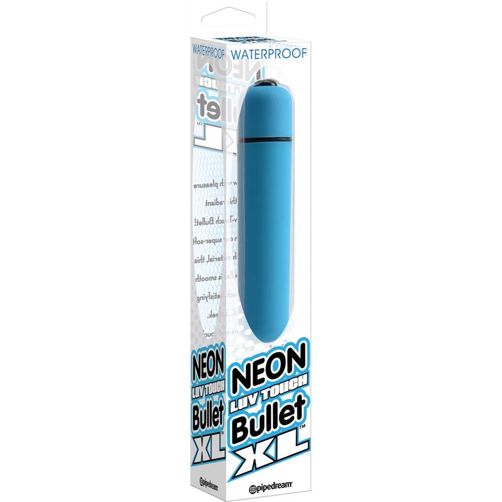 Pipedream Neon Luv Touch Xl Bullet, Blue