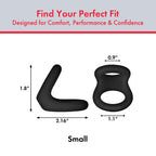 Forto F-22:D Ring Liqu Sili 49/55mm Bk