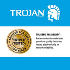 Trojan Thintensity Ultrasmooth Lubricated Condoms - 12 Count