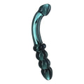 Hamsa Glass Dildo - Smokey Jade