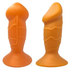 6.1in Liquid Silicone Anal Plug, Butt Plug for Anal Expansion and Training,Fuirre Dildo Shape Anal Trainer,Anal-Vaginal Stimulat