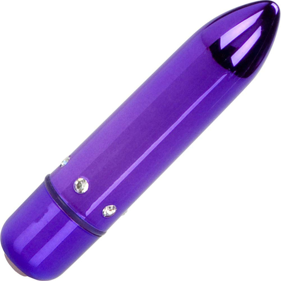 California Exotic Novelties Crystal High Intensity Bullet, Purple