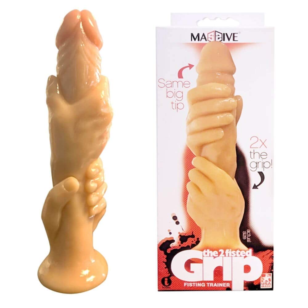 The 2 Fisted Grip Fisting Dildo