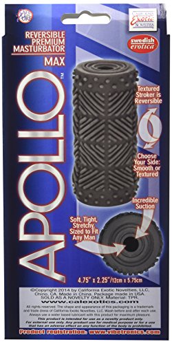 California Exotics Apollo Reversible Masturbator Max, Grey
