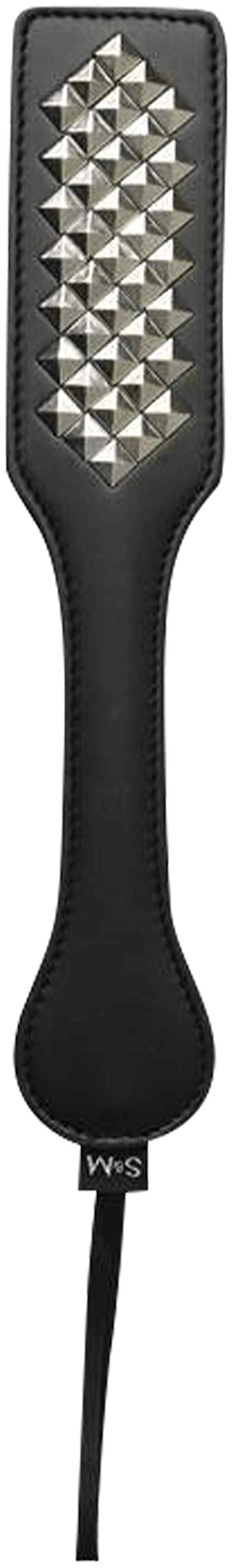 SPORTSHEETS - SEX & MISCHIEF: Studded Impression BDSM Spanking Paddle (Black, 12.5 in)