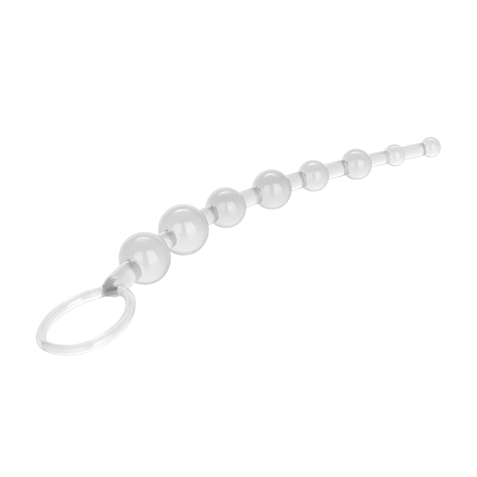 California Exotics Shanes World Anal 101 Intro Beads Clear