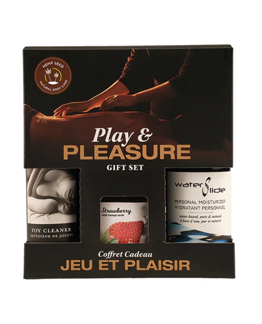 Earthly Body By Night Play And Pleasures Gift Set-Strawberry