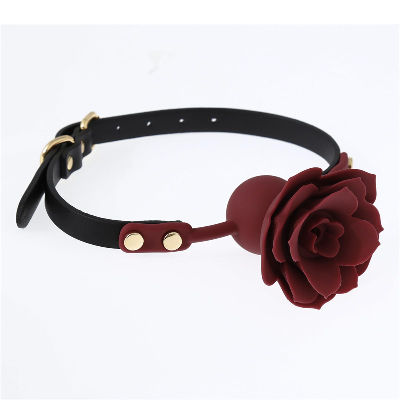 Sex Toy Mouth Breathable Roses Ball Gag Bondage Gags & Muzzles Penis Gag BDSM Sex Toys for Woman, Fetish Adult Games Sex Slave F