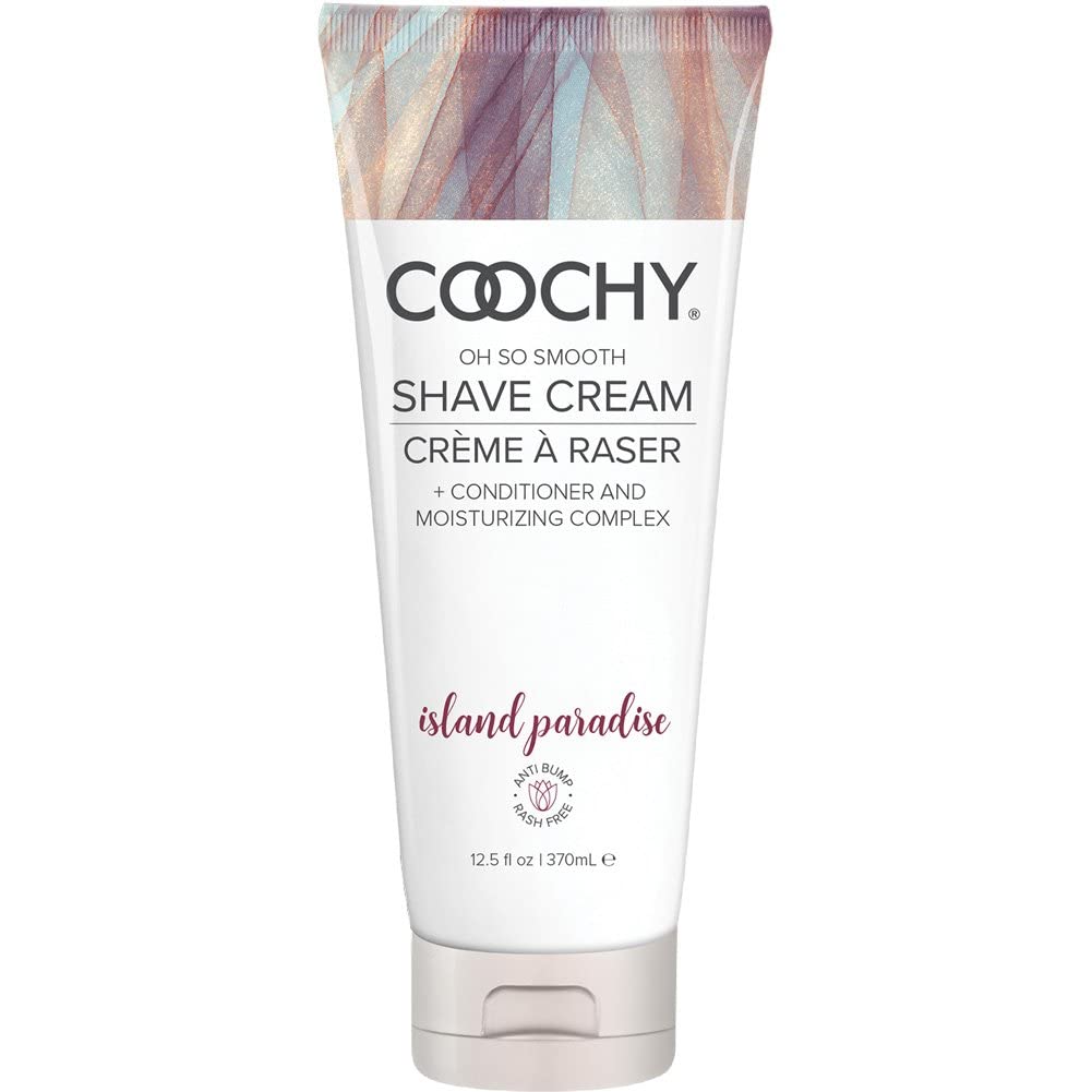 Coochy Rash-Free Shave Cream | Conditioner & Moisturizing Complex | Ideal For Sensitive Skin, Anti-Bump | Made W/Jojoba Oil, Saf