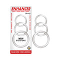 Enhancer Silicone Cockrings Clear Set/3