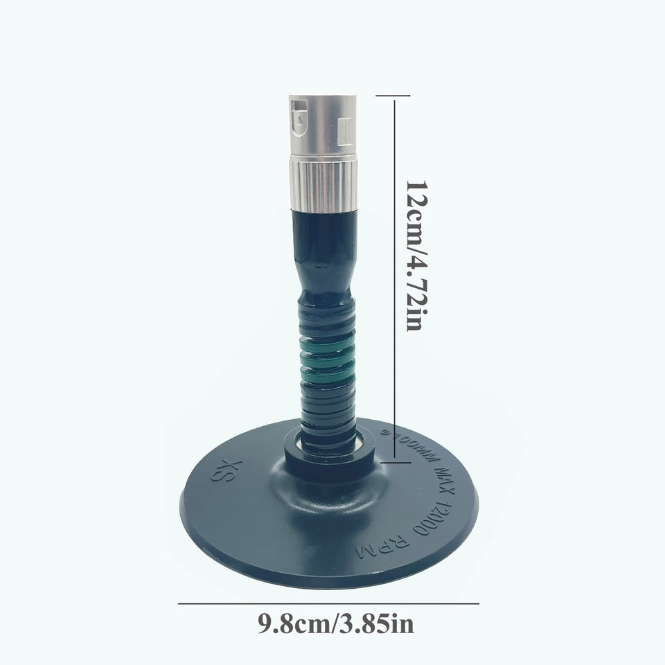TenFruit 3XLR Connector to 3.86 '' Suction Cup with Spring 3 Prongs Sex Machine Attachment to Universal Dildo Masturbator Holder