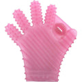 Booty Glove Massage, Pink, X-Small/Medium