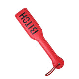 VENESUN Faux Leather Spanking Paddle for Sex Play, 12.8inch Bitch Paddle for Adults, Red
