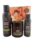 Earthly Body Hemp Seed Massage in A Box  Asst guauvalava