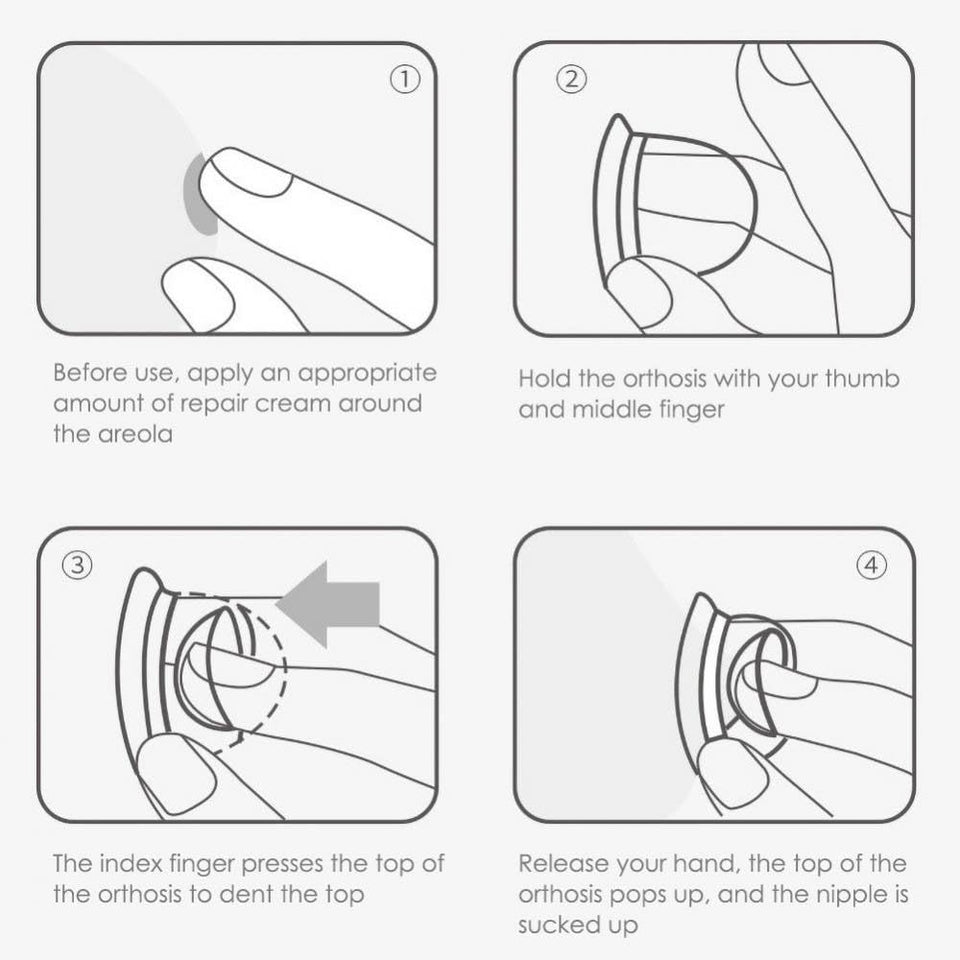 1 Pair Nipple Suckers for Pressure, Nipple Toys for Women, Soft Silicone Nipple Corrector Nipple Sucker Suction Breast Stimulato