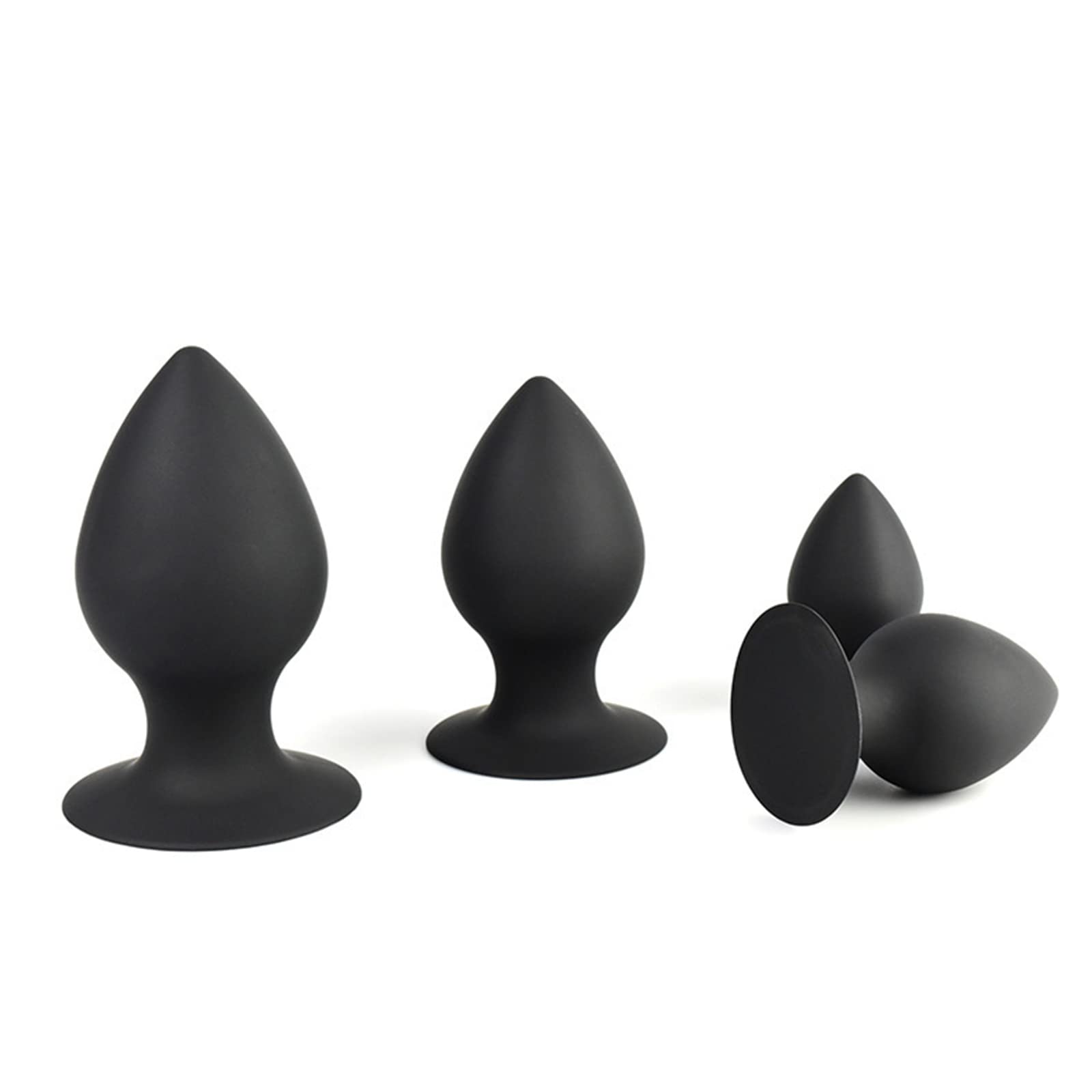 Silicone Large Suction Cup Anal Plug Stimulation Anal Massager Adult Sex Toy for Couple(S)