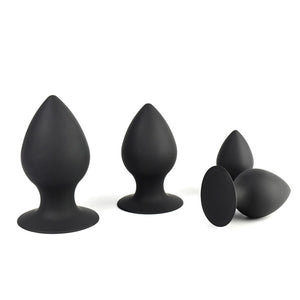 Silicone Large Suction Cup Anal Plug Stimulation Anal Massager Adult Sex Toy for Couple(S)