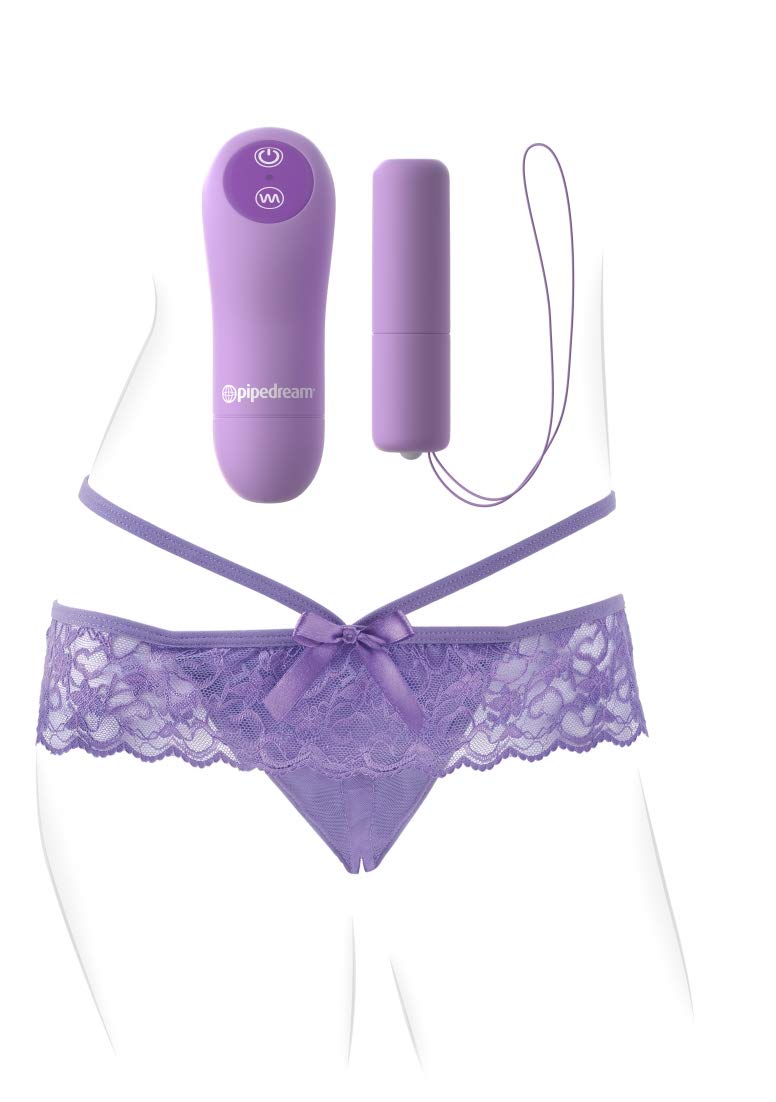 Pipedream Products Fantasy for Her Crotchless Panty Thrill Her, Purple