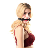SMspade Sex Mouth Gag Bit Dog Bone (Black)