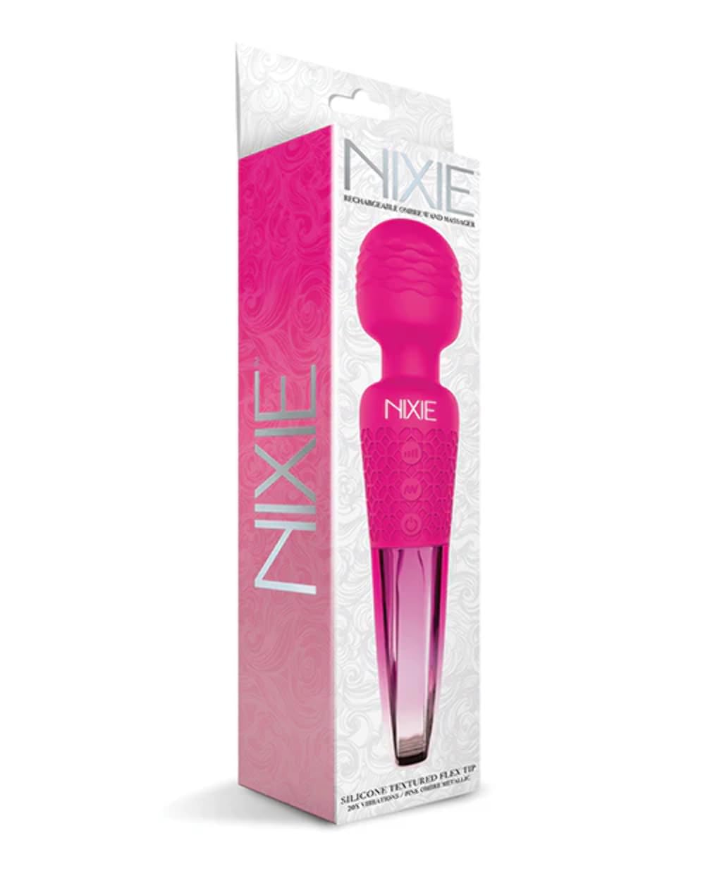 Nixie Rechargeable Wand Purple Ombre Met