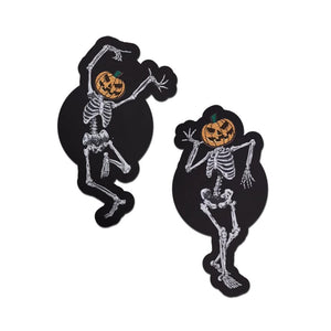 Pastease Dancing Skeletons W/ Pumpkin Heads