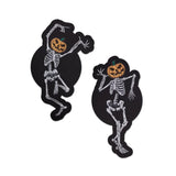 Pastease Dancing Skeletons W/ Pumpkin Heads