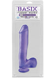 Basix 10-Inch Suction Cup Dong, Purple