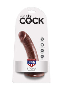 King Cock - 6In Cock Brown