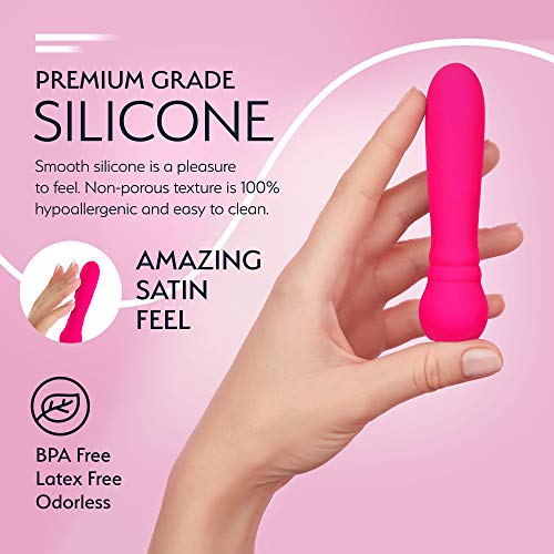 Femme Funn Ultra Bullet Vibrator - 20 Powerful Modes Usb Rechargeable & Whisper Quiet Bullet Massager Vibrators For Women