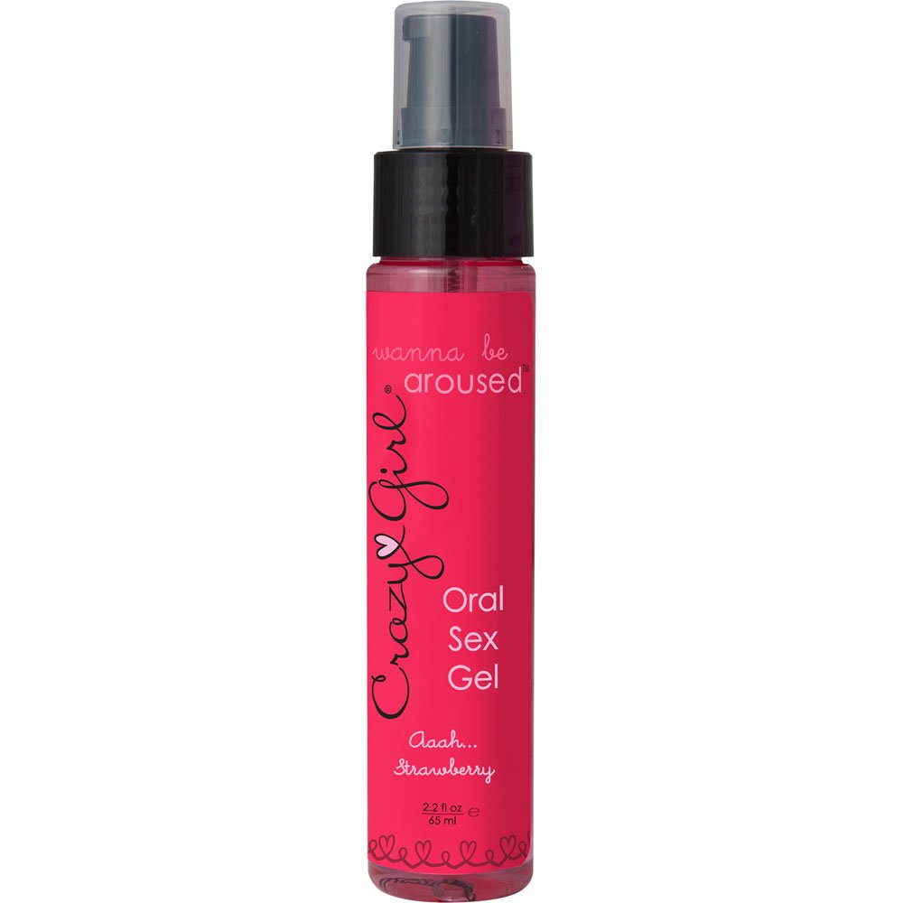 Classic Erotica Crazy Girl Wanna Be Aroused Oral Sex Gel, Aaaah Strawberry, 2.2 Fluid Ounce