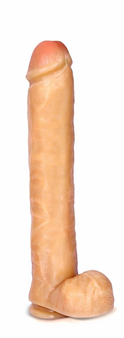 Hung Rider Torpedo Super Dildo, Beige, X-Large