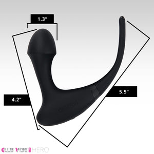 Ohmibod Club Vibe 3.Oh Hero Wearable Anal Vibrator - Wireless Remote Control Vibrating Butt Plug - Personal Massager For Women -