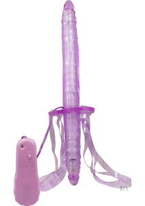 Nasswalk Novelties By Nasswalk Double Fuk Vibrating Dong, Purple