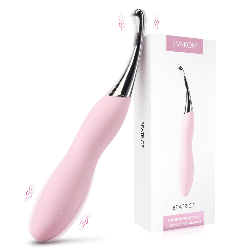 Clitoral Vibrator Adult Sex Toys - SVAKOM Squirting Vibrators Clit G-Spot Dildo Nipple Stimulator for Women Pleasure - High Freq