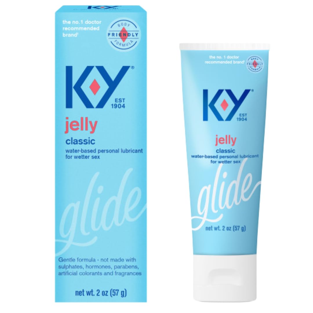 Personal Lubricant, K-Y Jelly Water Based Lube, 2 Ounce, Personal Lube For Women
