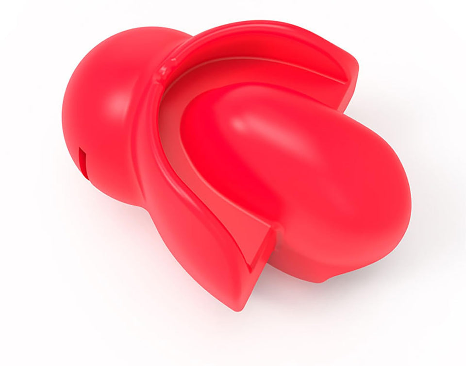 Kutocesy Ball Gag Silicone Soft Mouth Sex Balls with Adjustable Bondage Strap Ballgag for SM Adult Fetish Restraint Kit (Red)