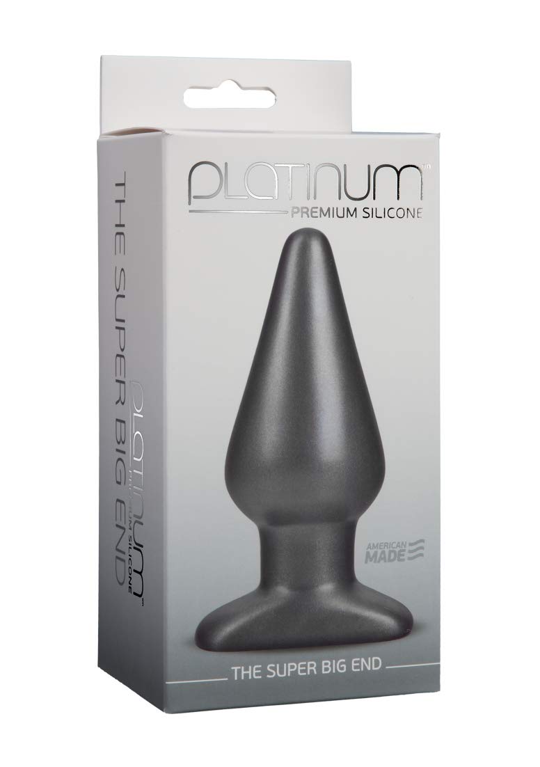 Platinum Silicone Super Big End Charcoal