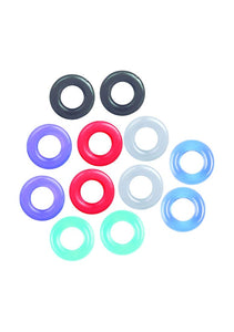 (D) 9'S Baller'S Dozen 12Pc T Cock Ring Set