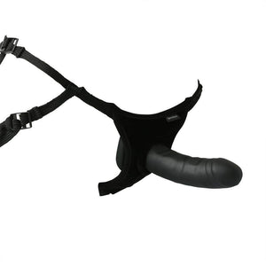 (D) Ss Black Everlaster Wishbo Hollow Strap On