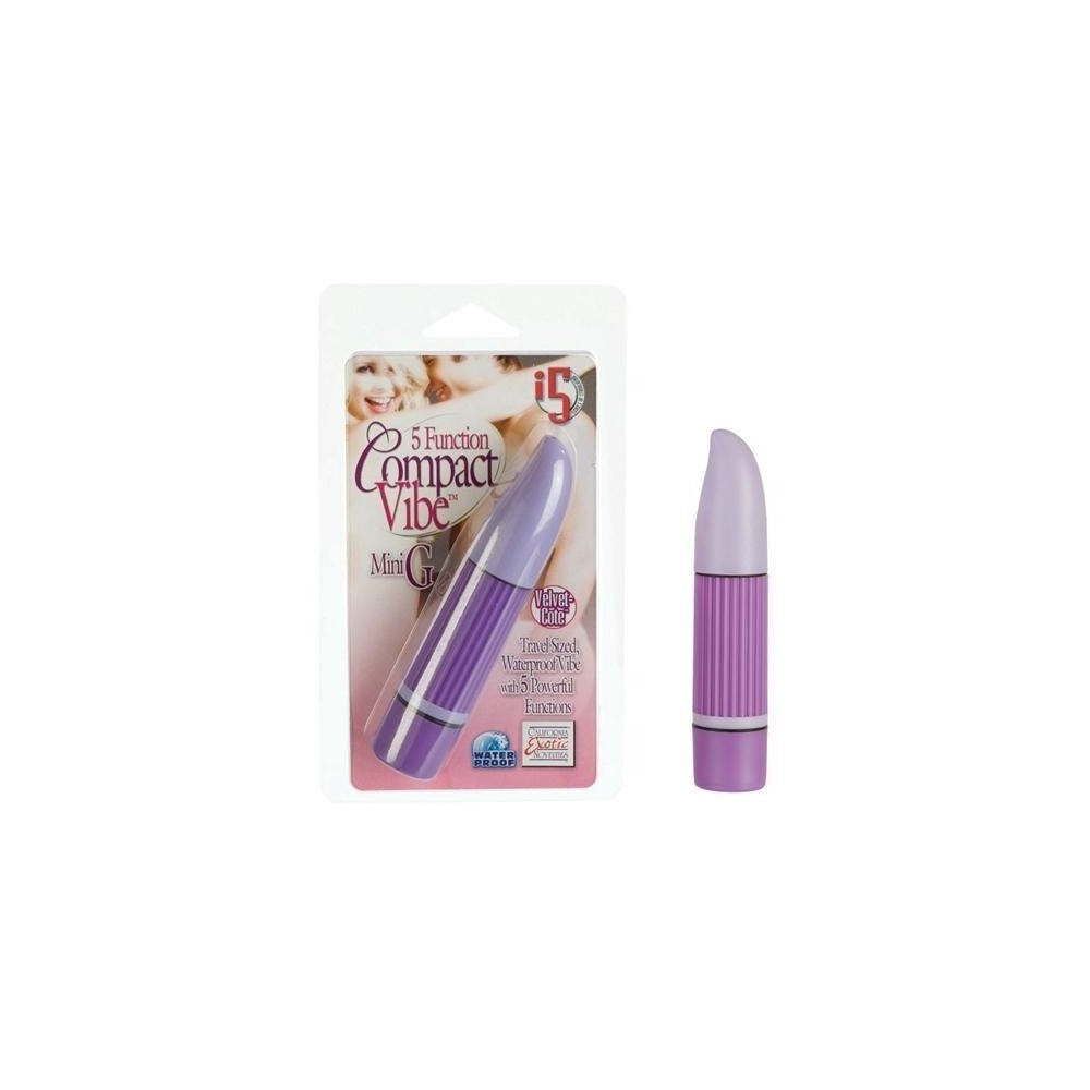 California Exotic Novelties 5 Function Compact Vibe Mini G, Purple