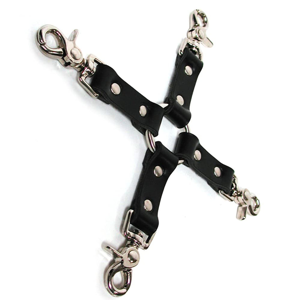 Kl Leather Hog Tie (Black)