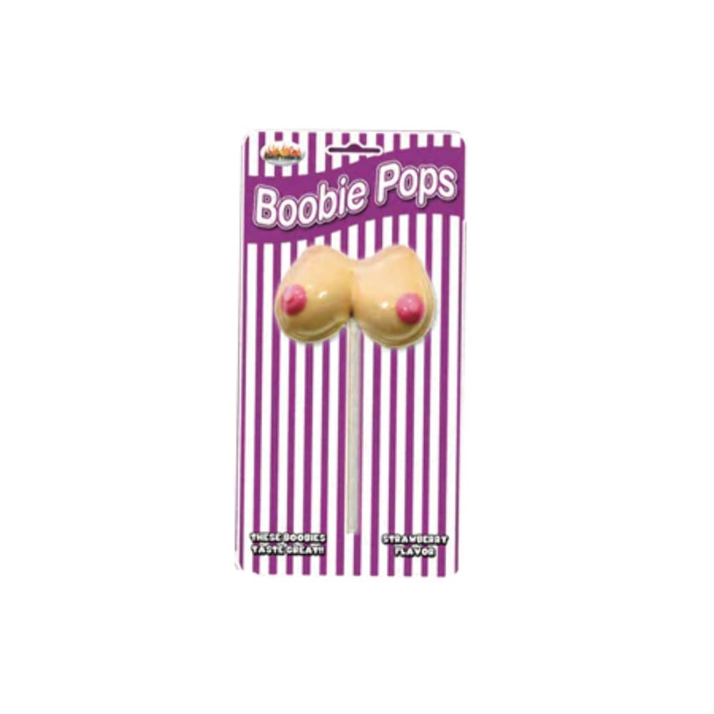 Hott Products Boobie Pop, Strawberry, 1.48 Ounce