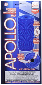 California Exotics Apollo Reversible Masturbator Max, Blue