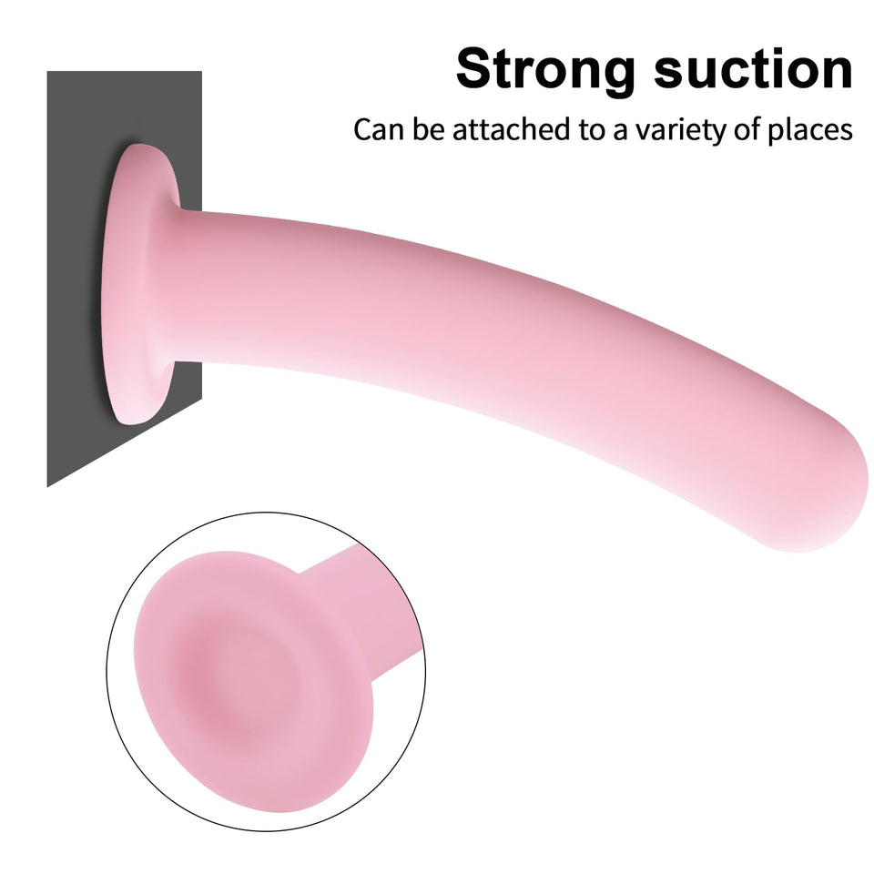 Anal Dildo Anal Plug Trainer Kit, 3 Sizes Butt Plug Training Silicone Dildo Anal Toys with Strong Suction Cup Adult Toys Prostat