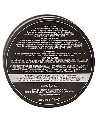 Hemp Seed 3-In-1 Massage Candle - Naked In The Woods - 6 Oz.