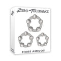 ZERO TOLERANCE THREE AMIGOS COCK RINGS